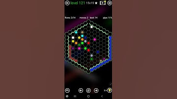 How To Solve Flow Free Hexes Jumbo Courtyard Pack Level 121 Board Walk Through Solution Walkthrough