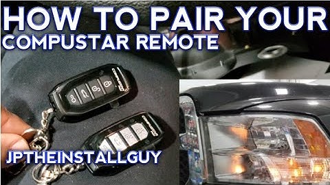 HOW TO PAIR MULTIPLE REMOTES TO COMPUSTAR REMOTE START/ALARM