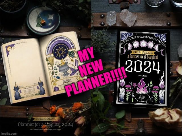 Coloring Book of Shadows: Planner for a Magical 2023 [Book]