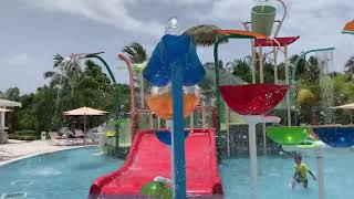 Bahia principle luxury Esmeralda resort water park and plus Punta Cana outings with the kids