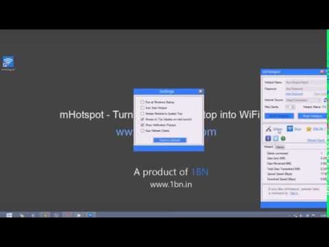 How to Turn your PCLaptop into wifi hotspot without CMD-M Hotspot by Everythinkz SB Tech
