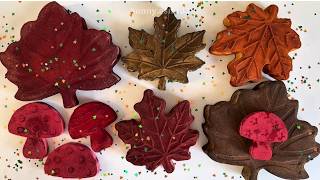 Fall colors 🍂🍄🍁🍃 ASMR Gym Chalk Crush | меловойАСМР #asmr #асмр#мел