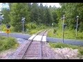 Sweden. Inland Railway: PERSBERG - FILIPSTAD (2005) Train Driver's Cab View drom Y1 1306.