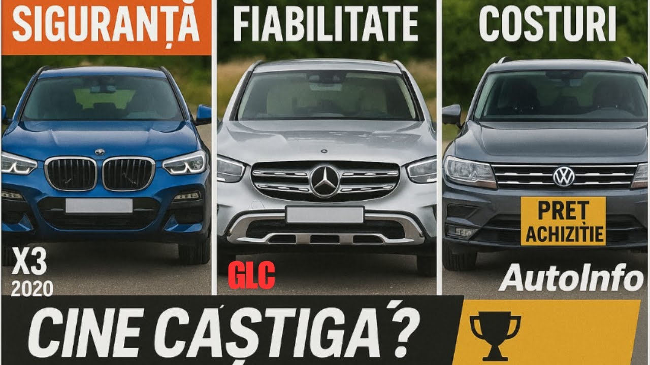 BMW X3 vs Mercedes GLC vs VW Tiguan : Care SUV Diesel din 2020 Merită Banii Tai ?