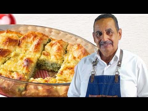 فطيرة جلاش بالسبانخ و الجبنة على طريقة عبده سعيد