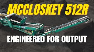 McCloskey 512 Trommel Screen | Compact Power for Precision Screening