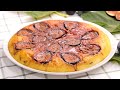 Tarta de Higos Fácil y Rápida sin Horno | Hecha en la Sartén!