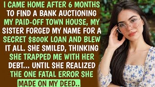 My Sister Forged My Signature For An $800K Loan — Then I Found The Foreclosure Notice -