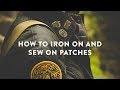 How to Apply Iron On Patches (and Sew On) by Asilda Store