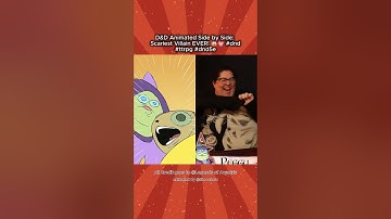 D&D Animated Side by Side: Scariest Villain EVER! 😱🐭 #dnd #ttrpg #dnd5e