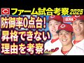 【広島カープ2軍考察】2軍リリーフの実力【2025ファーム】