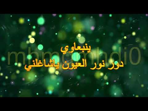 دور نور العيون ياشاغلني مع الكلمات