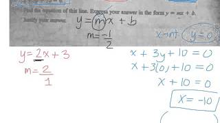 EQAO open response - excellent equations gr 9 academic Spring 2008