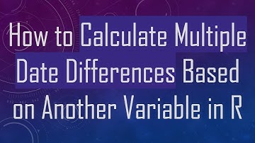 How to Calculate Multiple Date Differences Based on Another Variable in R