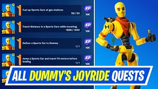 Fortnite Dummy's Joyride Quests|Chapter 5 Season 2|PS5