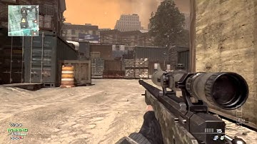 MW3 Quick Scoping: Sniping Gameplay/Commentary 30-10