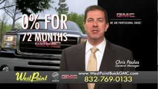 Athlete Statistics WestPoint Buick GMC - GMC 0% is Back