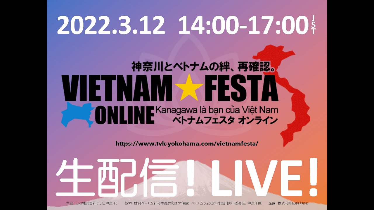 ベトナムフェスタ オンライン デジタル3ch テレビ神奈川