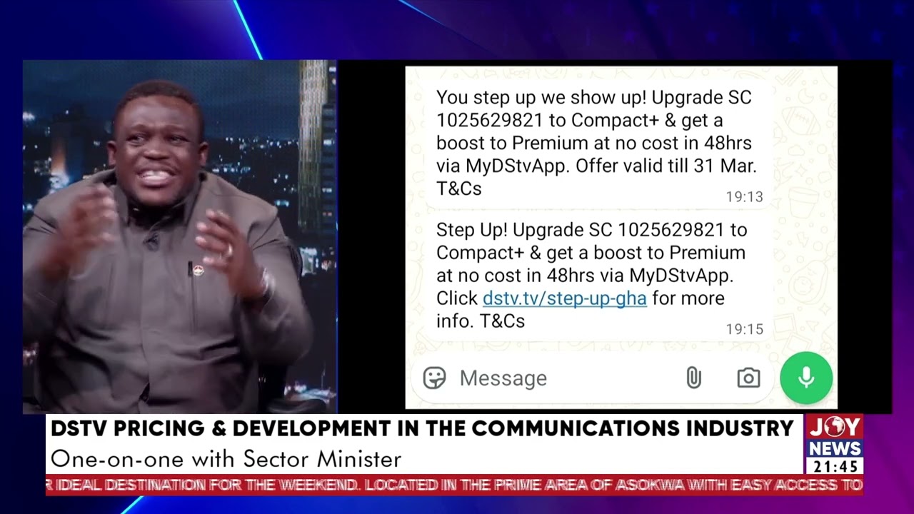 DStv price and development: There seems to be confusion - Sam George