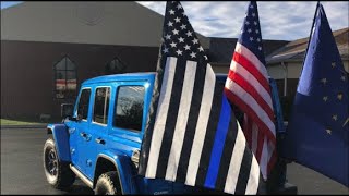 #2  Installation of 3-Flag Tire Holder