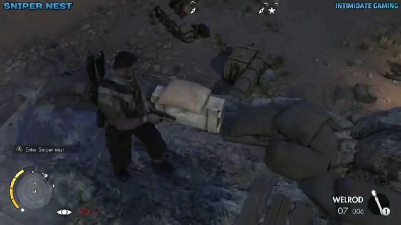 Sniper Elite 3 Collectibles Locations Mission 4 (Long Shots, War Diaries, Cards, Sniper Nests)