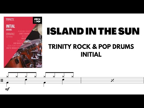 Island In The Sun - Trinity Rock & Pop Drums INITIAL (no drums/with click)