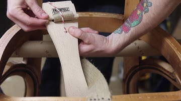 Traditional Upholstery- Webbing Tutorial