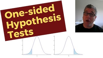 Hypothesis Tests - one sided