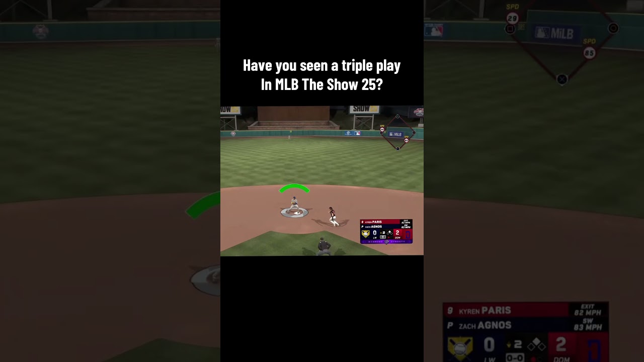 First ever triple play in MLB The Show 25 