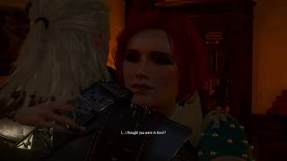 The Witcher 3 Wild Hunt  Romance Triss Visits Geralt blood And Wine Dlc