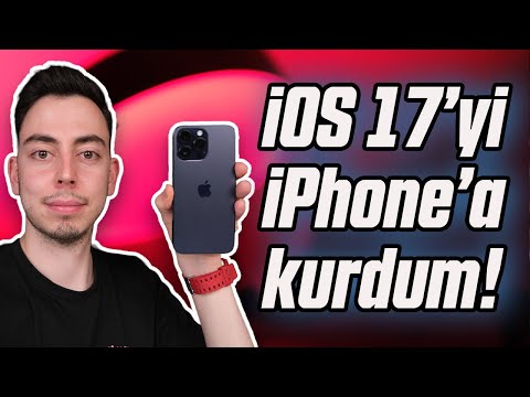 iPhone böyle olacak! Telefonuma iOS 17 yükledim!