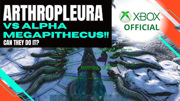 Arthropleura Army vs ALPHA Monkey!! Official server! Ark Survival Evolved