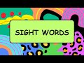Fun Sight Words for Kids | Easy Learning for Preschool &amp; Nursery #preschoollearning #kids #english 
