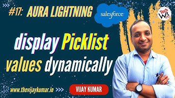 17 Lightning Aura Comp - How to display picklist values dynamically in lightning component | #aura