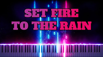 Set Fire To The Rain - Adele | Tutorial by Pianomid