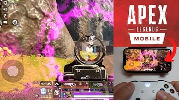 Apex Legends Mobile - Controller Gameplay On iPhone 12 Pro A14, UltraHD Graphics Setting