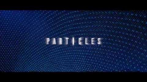particles - a trapcode form animation