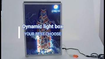 PEPSI DYNAMIC LIGHT BOX  HOW TO MADE DYNAMIC LIGHT BOX