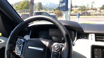 Going to Point of Interest in a Land Rover Range Rover using voice commands DM