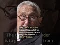 Henry A. Kissinger: Middle East Peace Negotiations