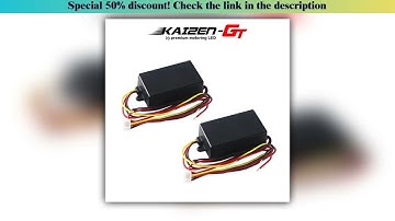 Today Only (2) Universal 3-Step Sequential Dynamic Chase Flash Module Boxes For Car Front or Rear T