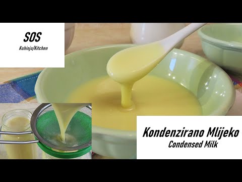 Video: Kondenzirano Mleko V 15 Minutah Doma - Kako Narediti Svoje Kondenzirano Mleko