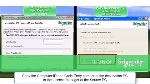 Transferring Vijeo Designer License to Another PC | Schneider Electric Support