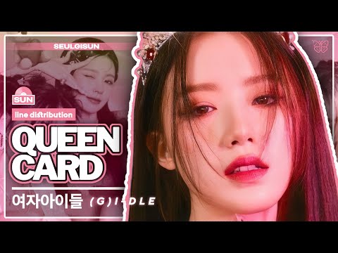 [100% CORRECT] (G)I-DLE - Queencard (Line Distribution) (Updated)