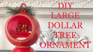 How to make a large Dollar Tree Ornament