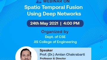 Spatio temporal Fusion Using Deep Networks