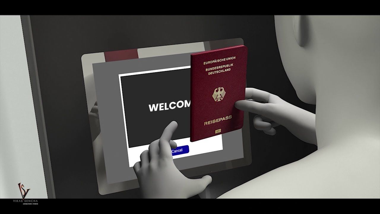 Midas Electronic Kiosk Machine | Document Scanner Machine | Passport ...