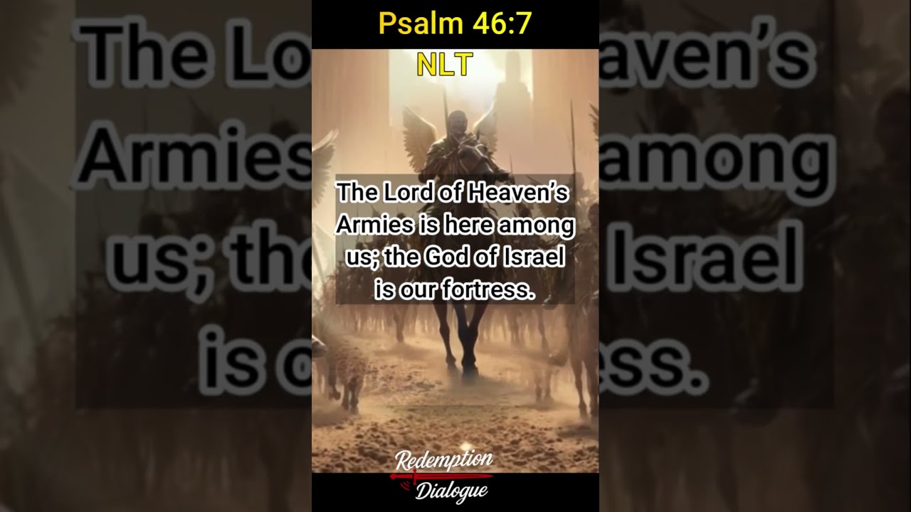 God Is With You In The Battle Psalm 46 7 BibleShorts Christianshorts Shorts Angels