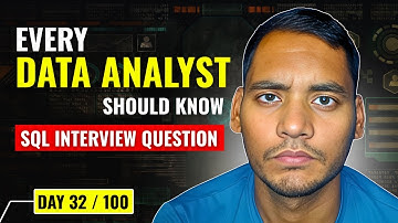 SQL INTERVIEW QUESTIONS Every DATA ANALYST Should Know