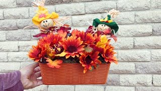 Dollar Tree Diy Fall Flower Basket 2020